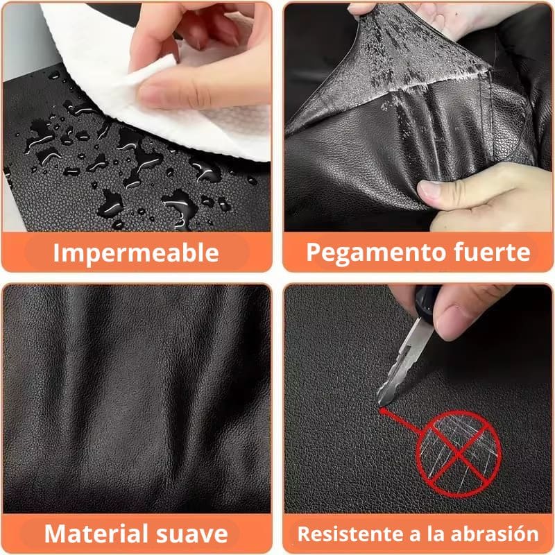 Adhesivo Reparador de Cuero Medidas: 50Cm X 137Cm