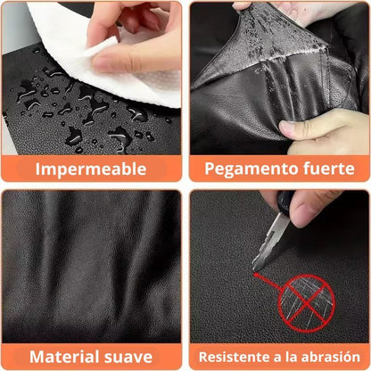 Adhesivo Reparador de Cuero Medidas: 50Cm X 137Cm